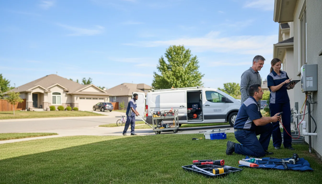 Tankless water heater service in Midlothian, IL